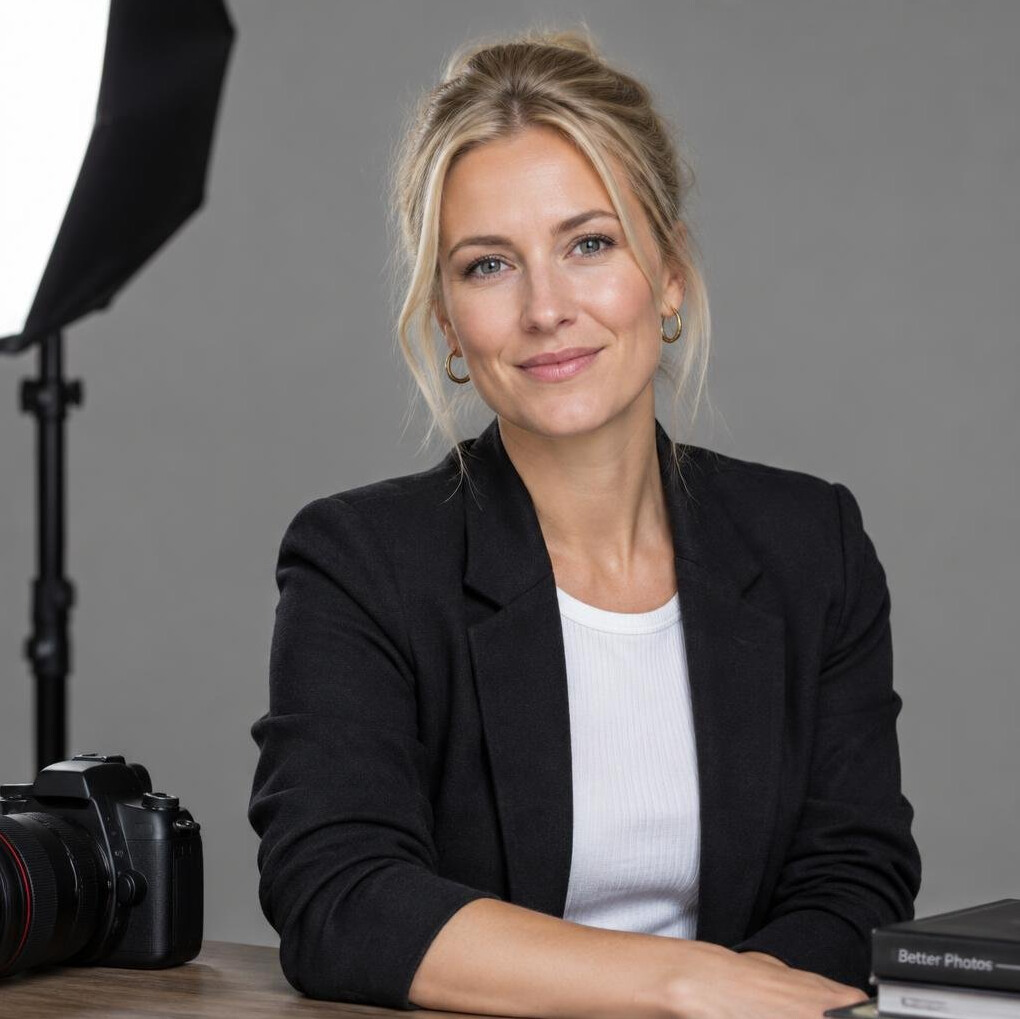 Portrait of a Scandinavian female lighting instructor